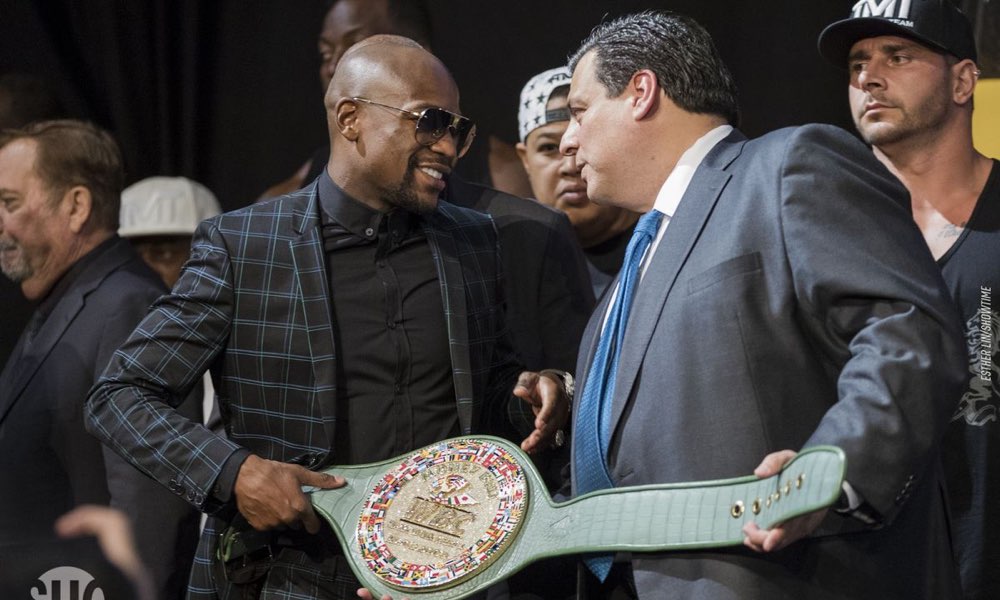 Winner of Mayweather Vs. McGregor Fight to Receive 'Money Belt'